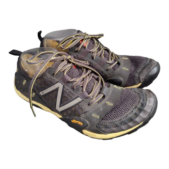 New Balance Minimus Athletic Running Shoe Women's Size 9 M Black Yellow Vibram - Picture 2 of 5